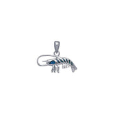 Shrimp Silver Pendant TP2424 - DiveSilver Jewelry